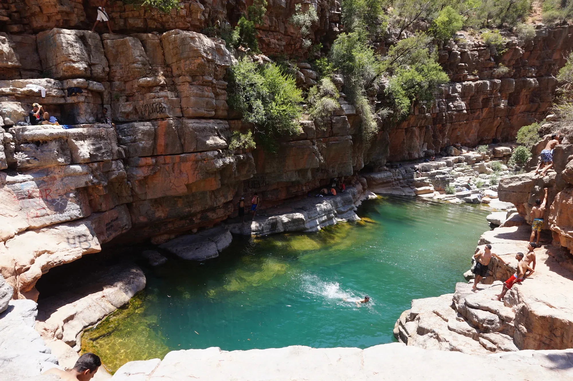 Paradise Valley and Atlas mountains near Agadir Morocco
